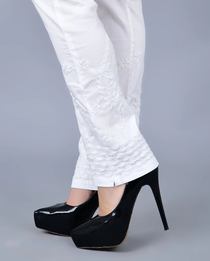 Casual Cotton Pant - White