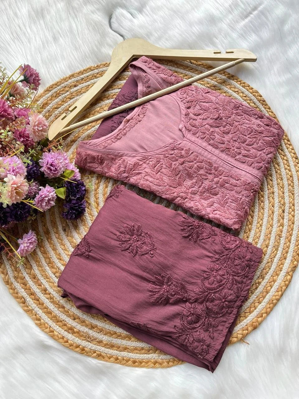 Falak Modal Set - Peach
