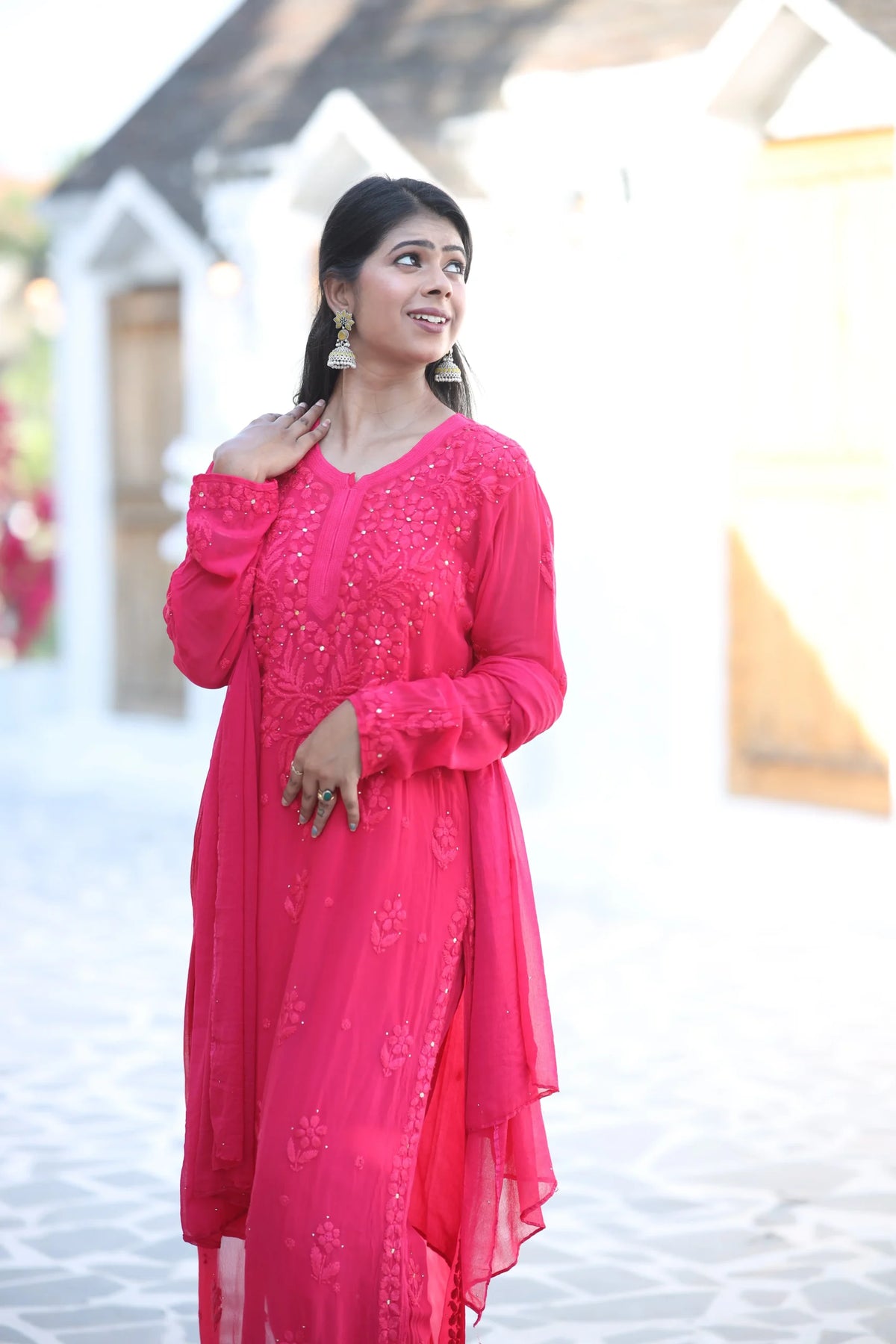 Mahira Viscose Set - Pink