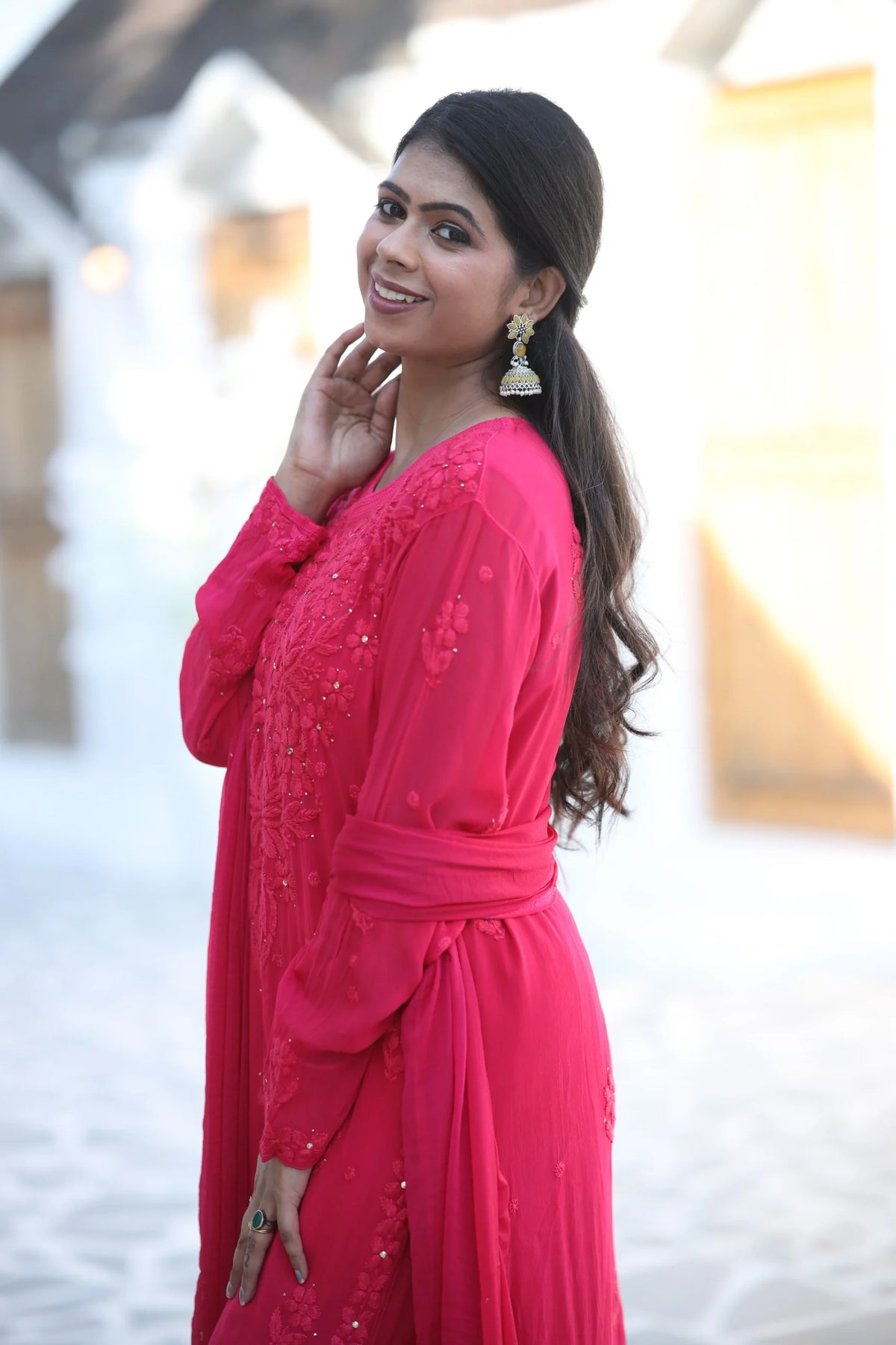 Mahira Viscose Set - Pink