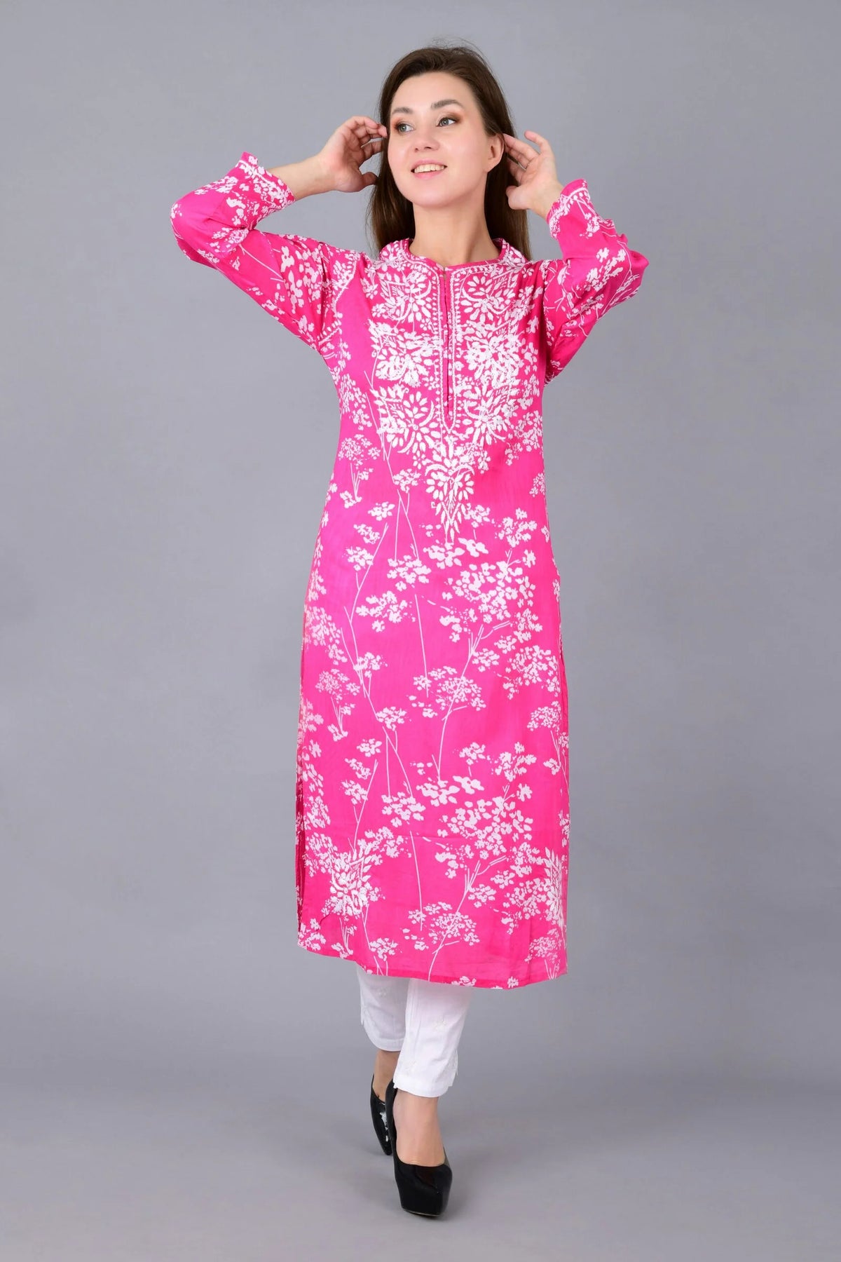Noorani Kurti - Peach