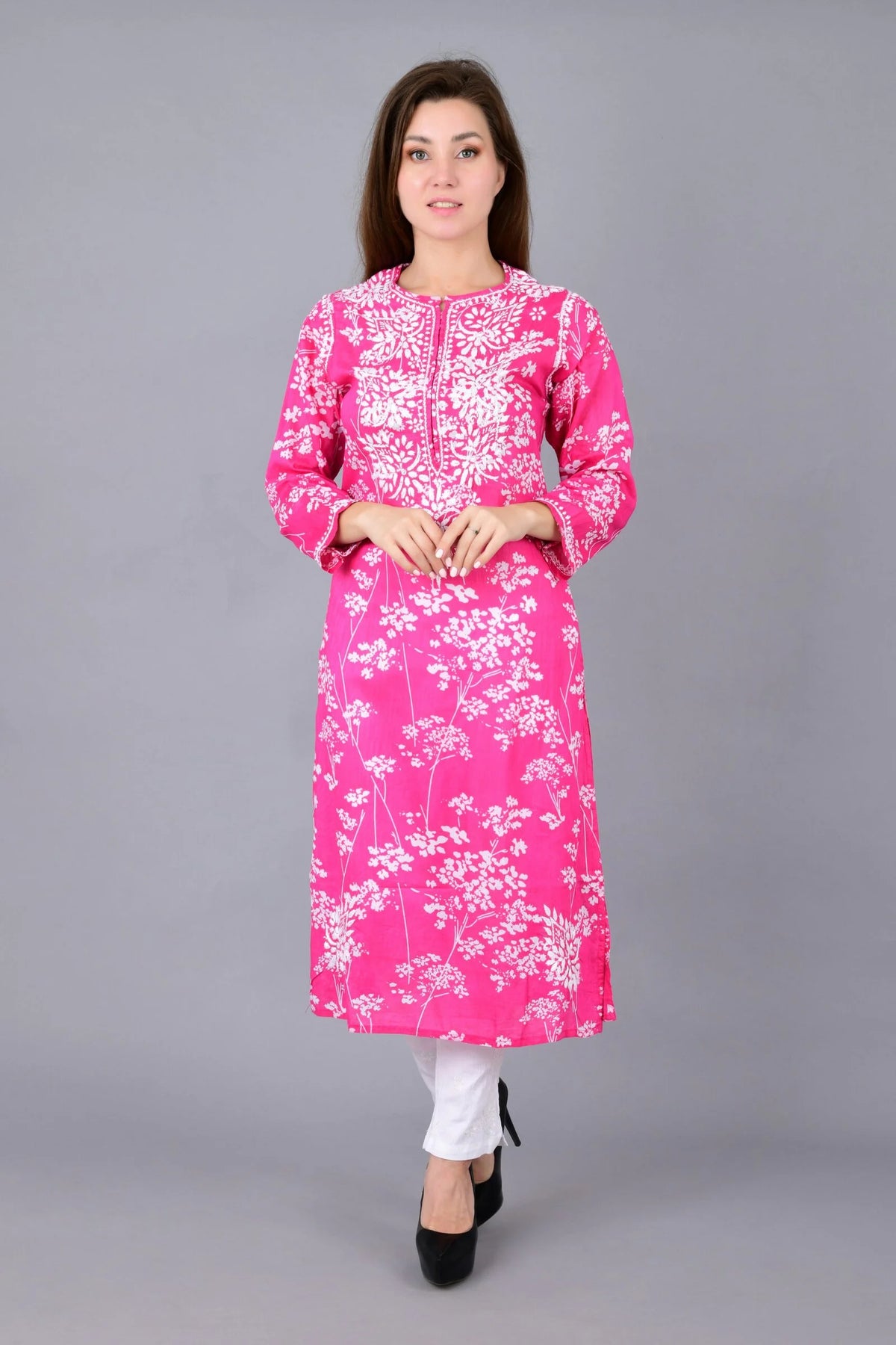 Noorani Kurti - Peach