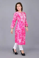 Noorani Kurti - Peach