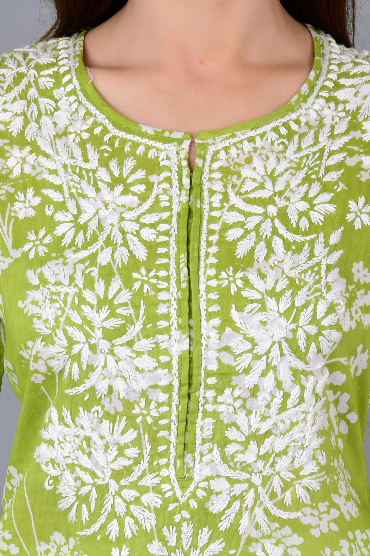 Noorani Kurti- Green