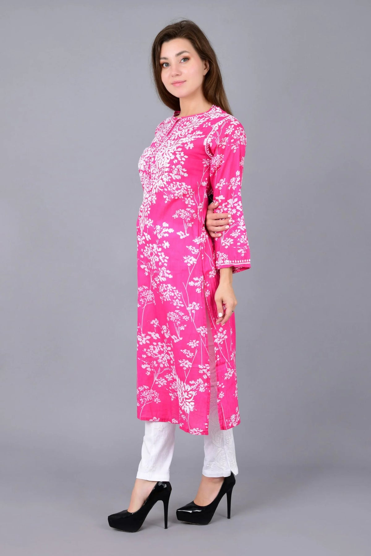 Noorani Kurti - Peach