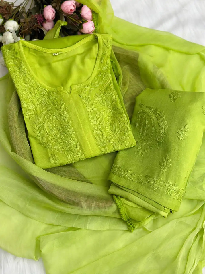 Raas Ombre Pattern Full Set - Green