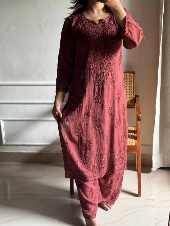 Rheya Modal Set - Brown