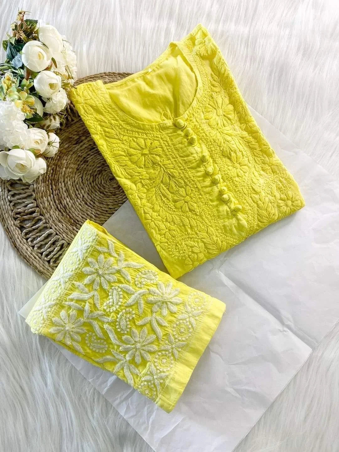 Roohi Set -  Yellow