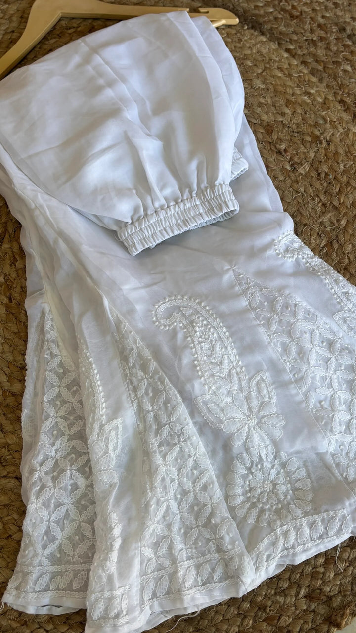Soft Georgette Sharara - Free Size