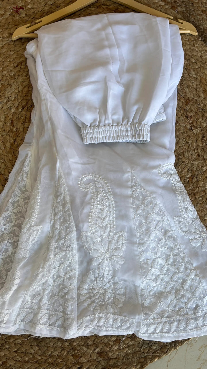 Soft Georgette Sharara - Free Size