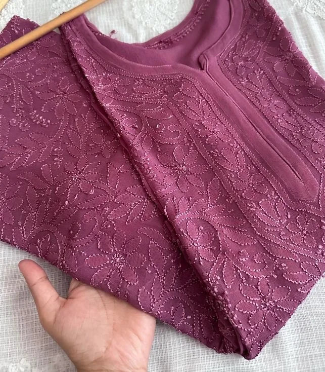 Tiyara Viscous Kurta Inner - Quinacridone Magenta