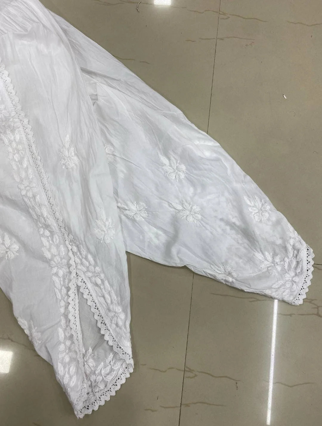 Tulip Chikankari Bottom – Free Size Upto 5XL