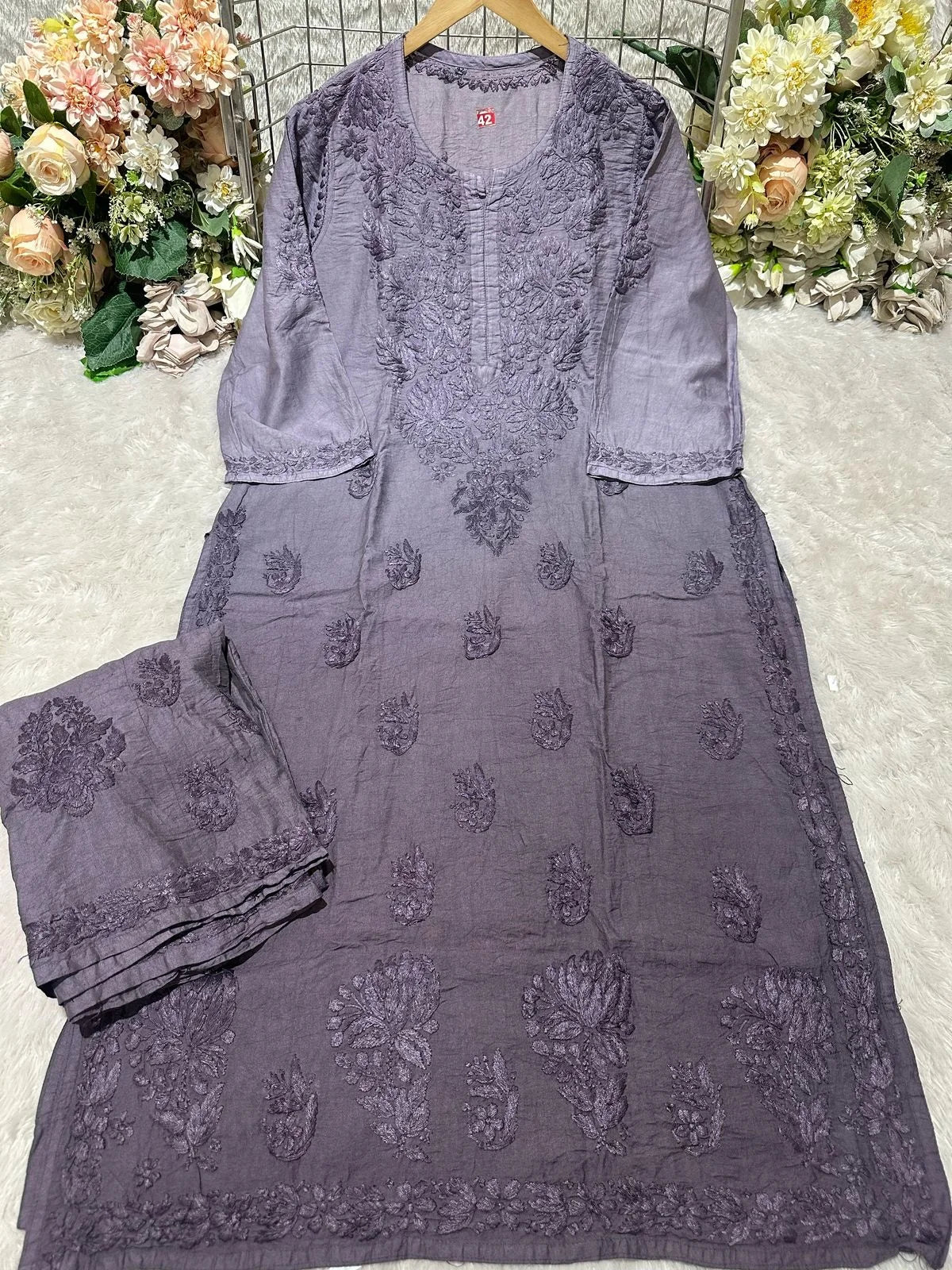 Zayra Dual Tonned Set - Grey Ridge