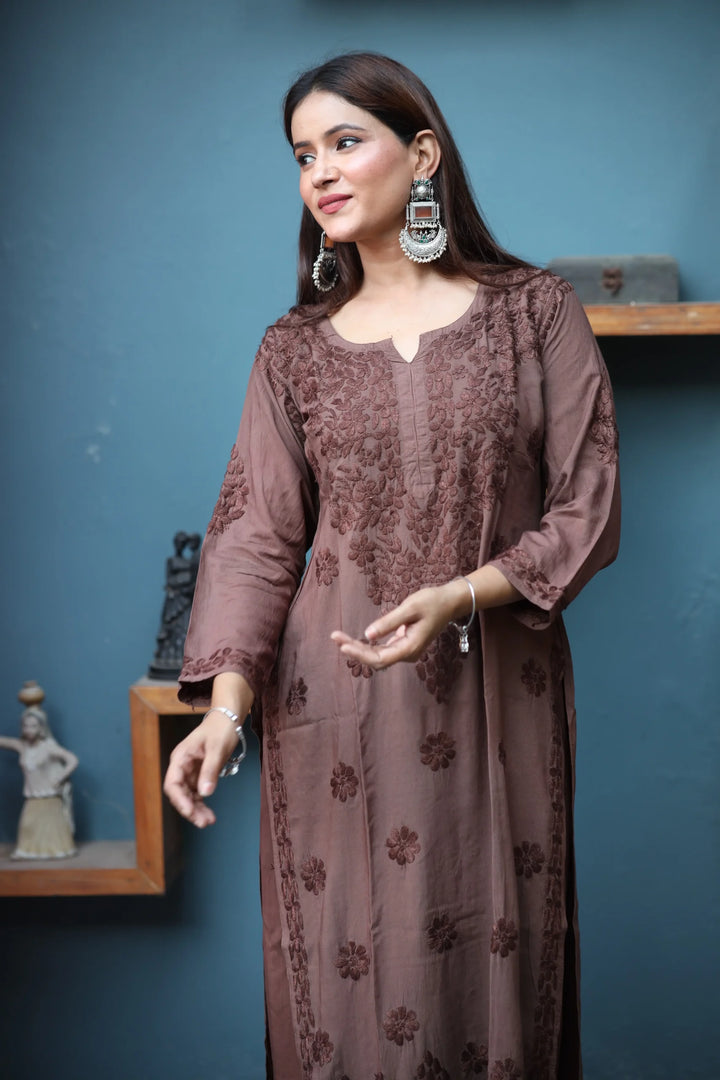 Zeba Modal Set - Brown