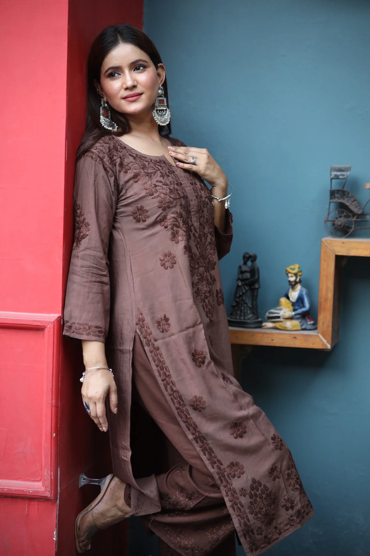 Zeba Modal Set - Brown