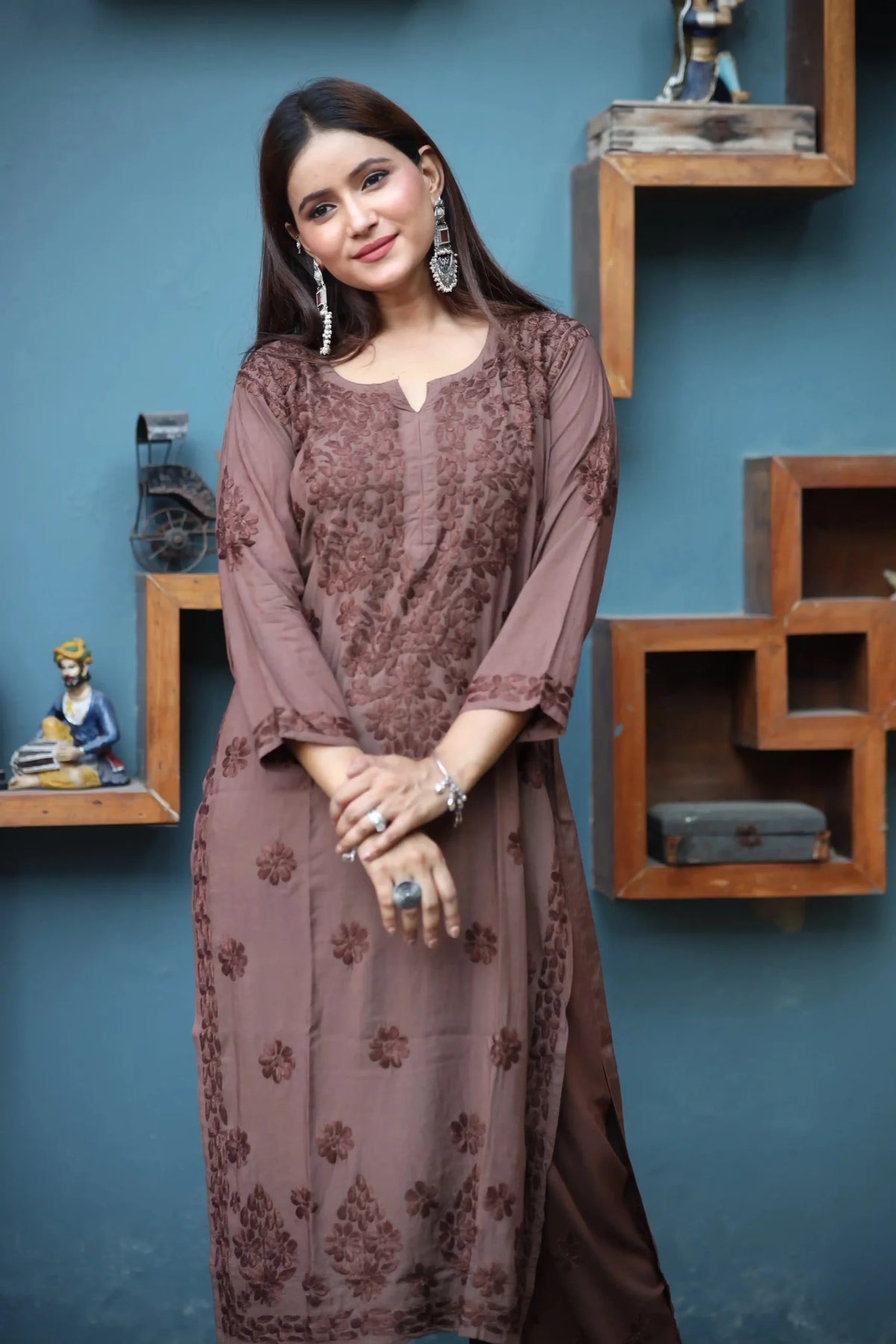 Zeba Modal Set - Brown