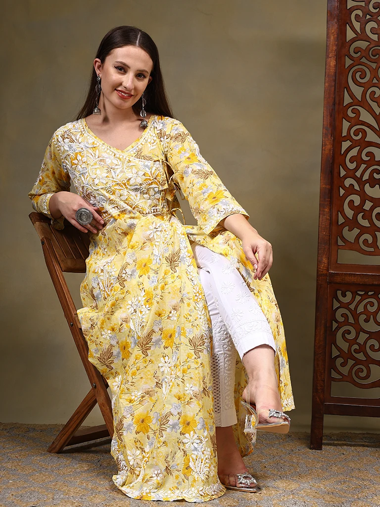 Yellow Cotton Gown