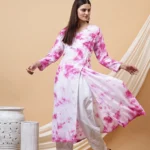 Amaara Angrakha White & Purple Gown