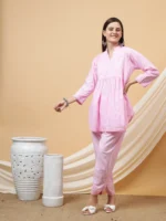 Doria Cotton Chikankari Co-ord Set