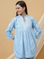 Doria Cotton Chikankari Co-ord Set