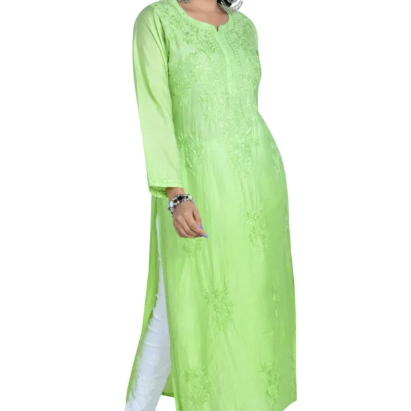 Fiza Kurti green.webp Hunar Bharat