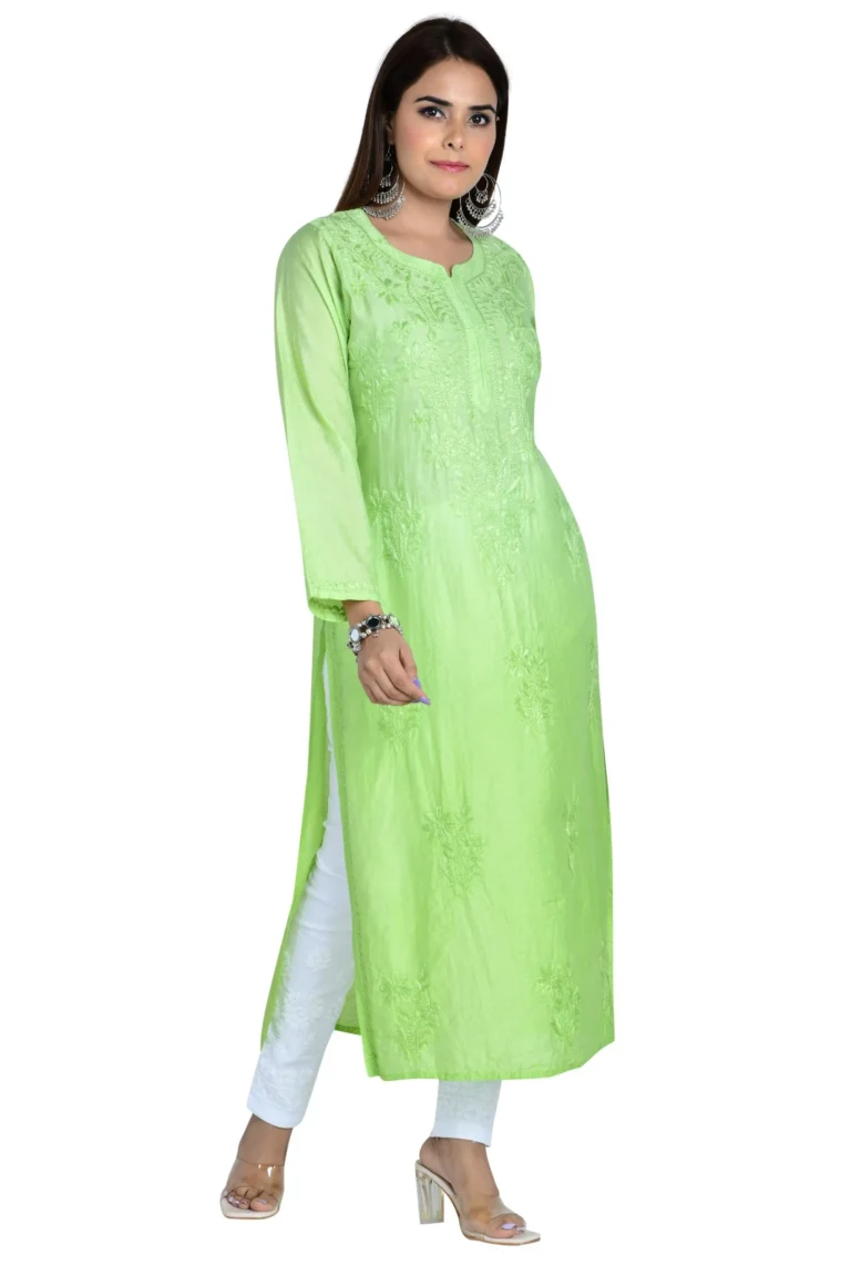 Fiza Kurti green.webp Hunar Bharat