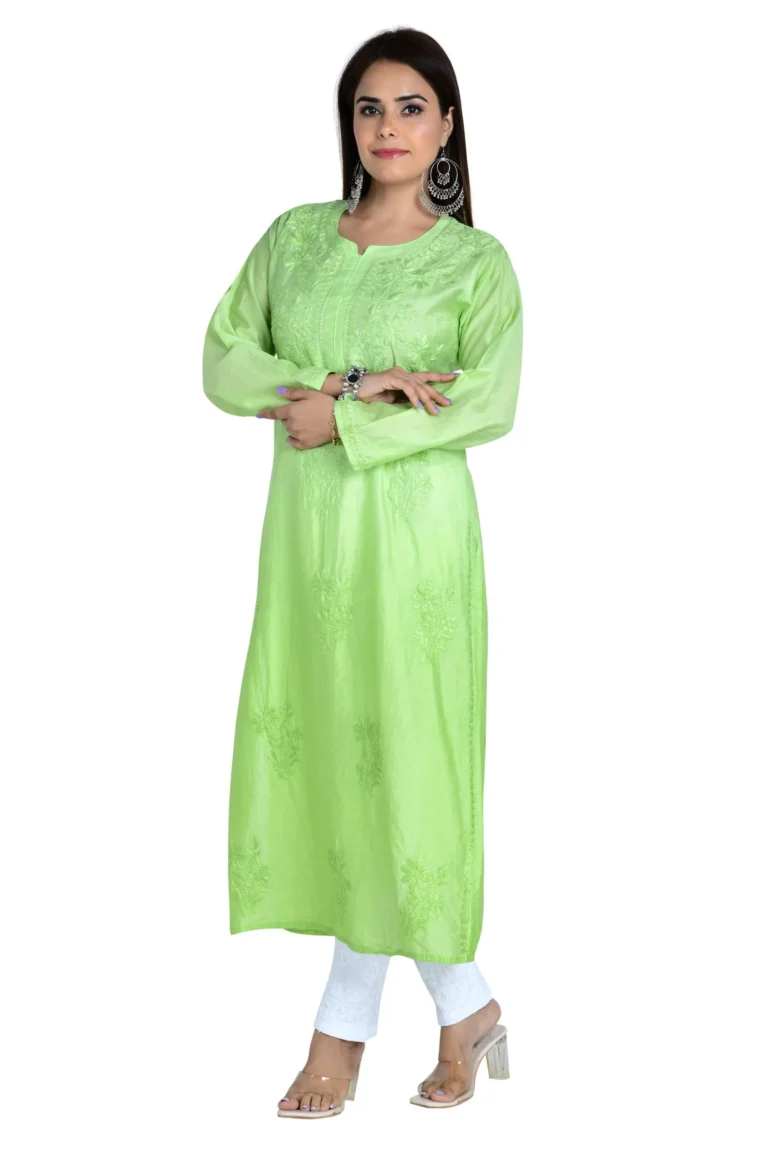 Fiza Kurti green.webp Hunar Bharat