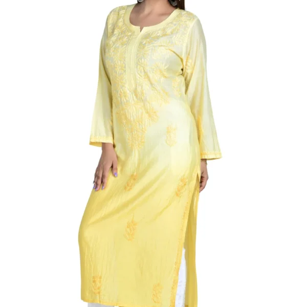 Fiza Kurti yellow1.webp Hunar Bharat