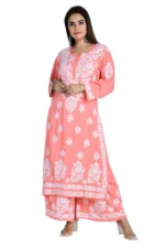 Fizaa-Peach-Chikankari-Co-ord-Set-In-Modal-Cotton-for-Women2.webp Hunar Bharat