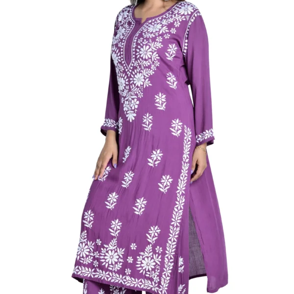 Fizaa-Purple-Chikankari-Co-ord-Set-In-Modal-Cotton-for-Women3.webp Hunar Bharat