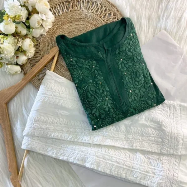 Hazel Rayon Kurta Set
