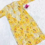 Heer Pure Mulmul Cotton Chikankari Straight Kurti
