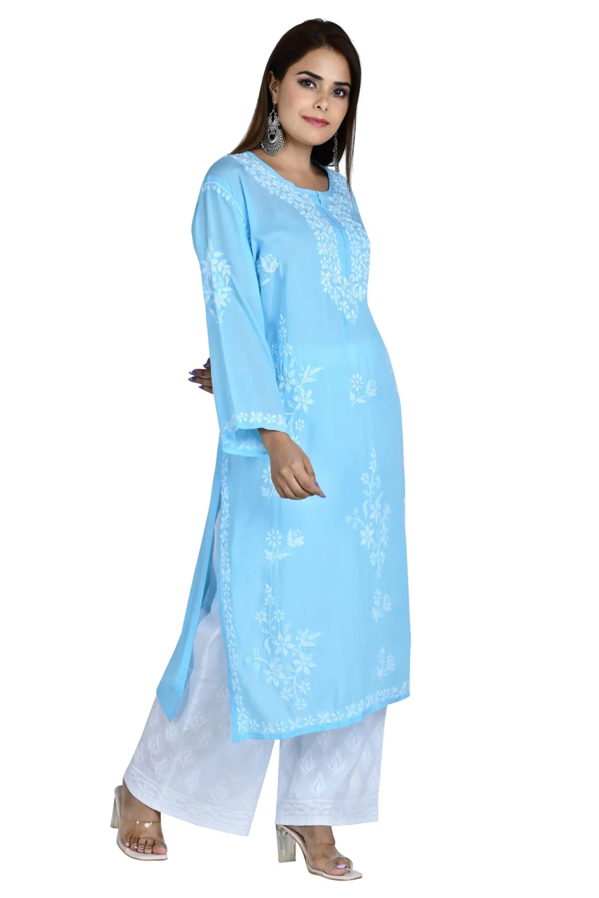 Mehar Chikankari Kurti