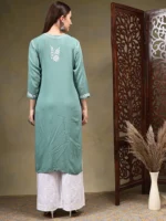 Nadiya Modal Maroon Chikankari Kurtis