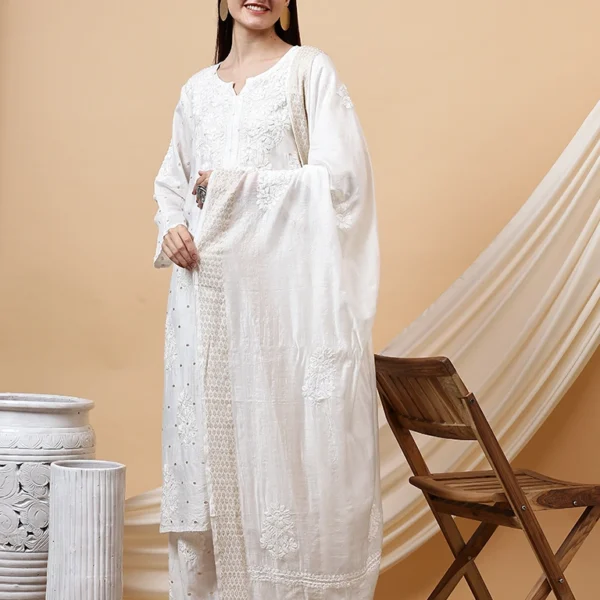 Nishta Chanderi Silk Kurta Plazzo Set