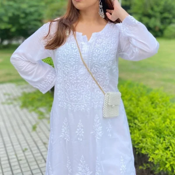 Sehar Kurti White