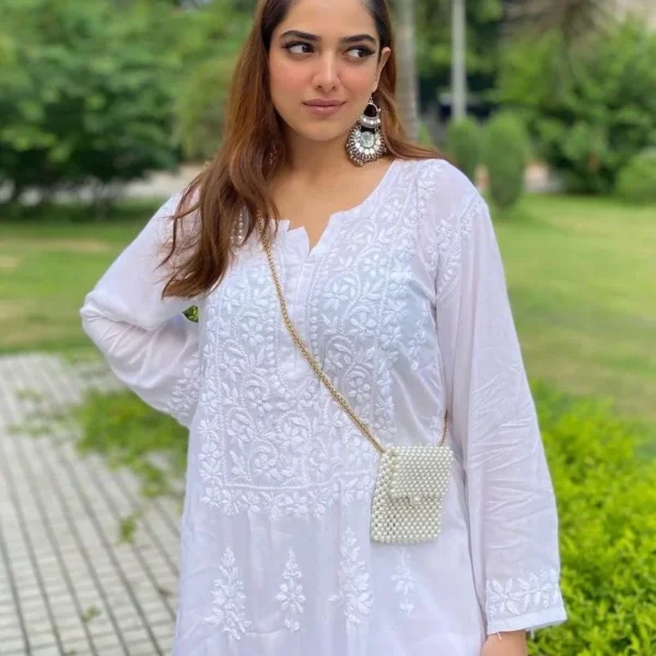 Sehar Kurti White