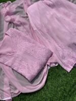 Umang E Libaz Lavender Chikankari Kurti Set - Pink