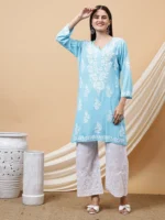 Zaina Modal Yellow Short Kurta for Women