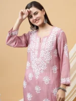 Zaina Modal Yellow Short Kurta for Women