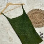 Roop Pure Viscose Green Chikankari Kurta for Women