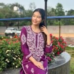 Anika Lavender Chikankari Co-ord Set In Pure Modal Fabric