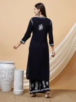 Sheetal Black Chikankari Co-ord Set In Pure Modal Fabric