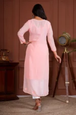 Jashn Viscose Mukaish Chikankari Kurta