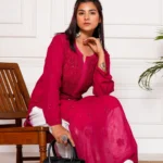 Jashn Viscose Mukaish Chikankari Kurta