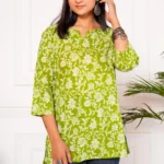 Meraki Handblock Printed Short Kurta