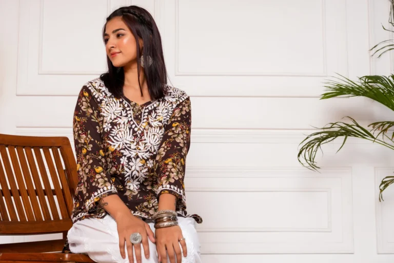 Saba Mulmul Cotton Short Kurta