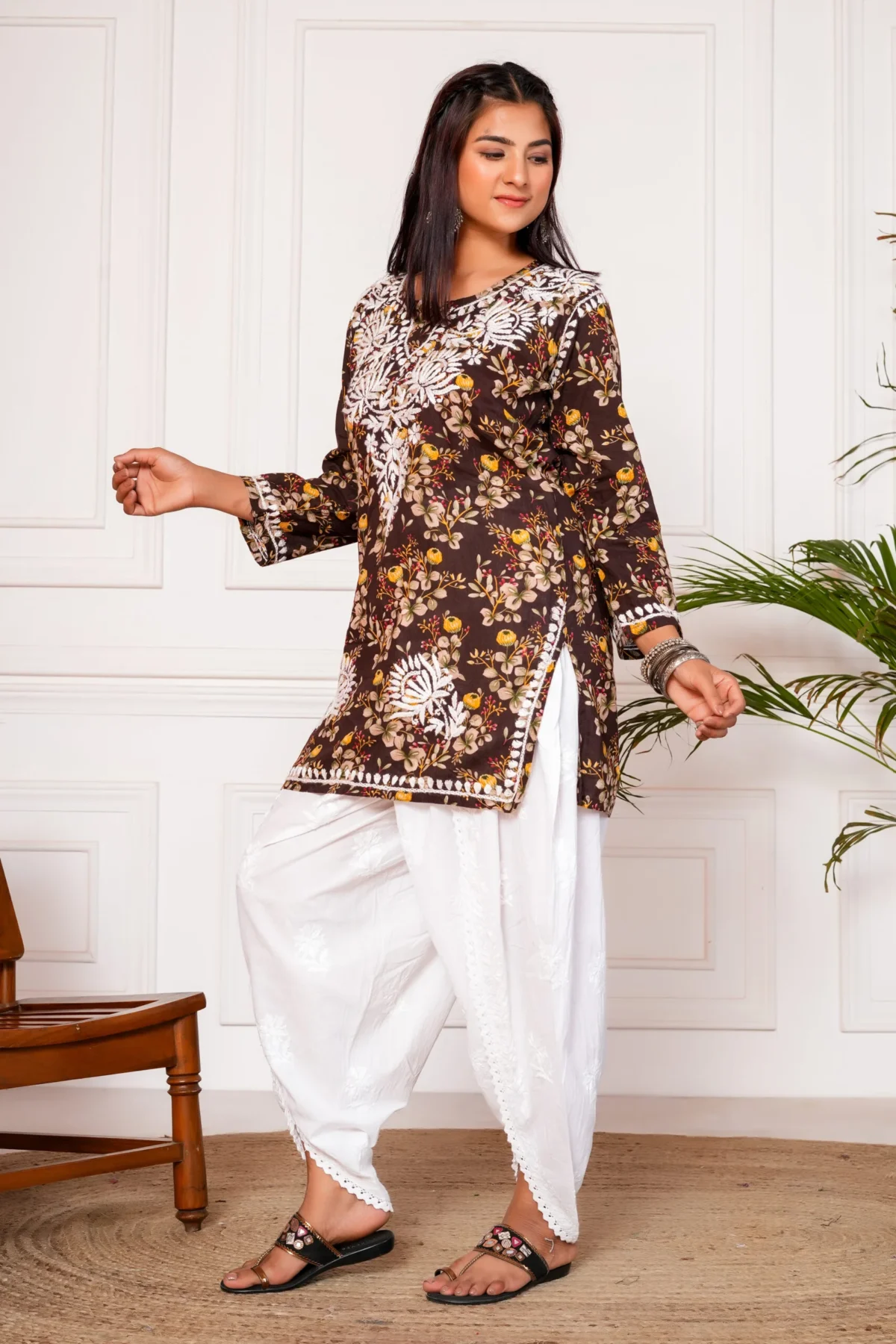 Saba Mulmul Cotton Short Kurta