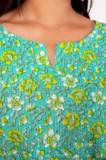 Sanjh Handblock Printed Short Kurta