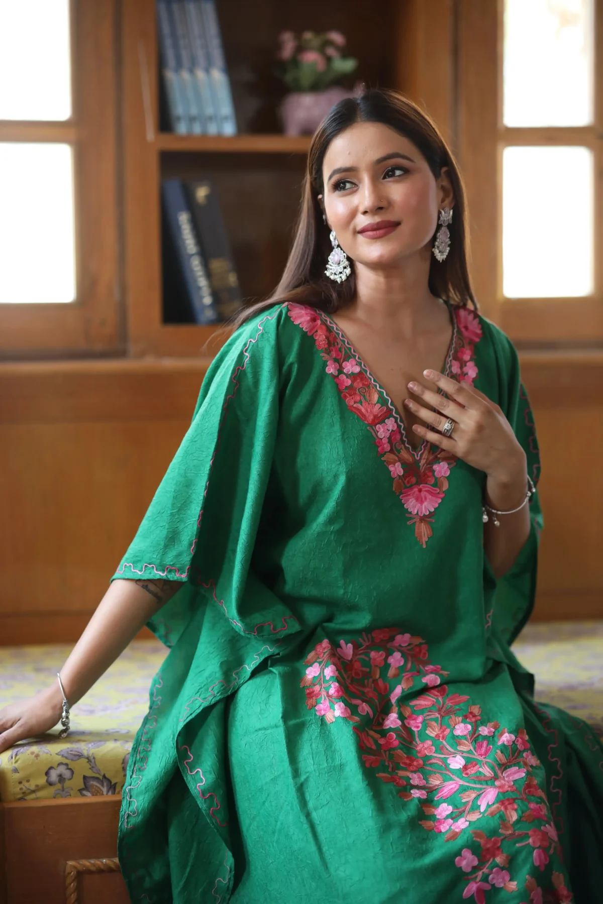 Azaa Green Kaftan